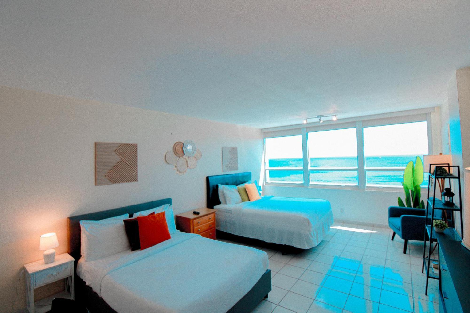 Castle 1733 Ocean View Studio With Direct Beach Access, Pool, Tennis & Free Parking Miami Beach Kültér fotó